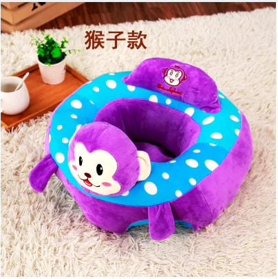 Plush Toy Baby Sofa - Cartoon Style Learning Seat