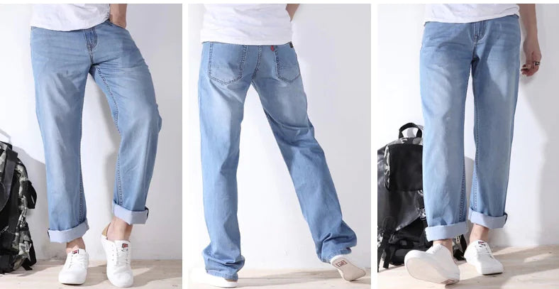 Men's Mid-Rise Straight Leg Jeans