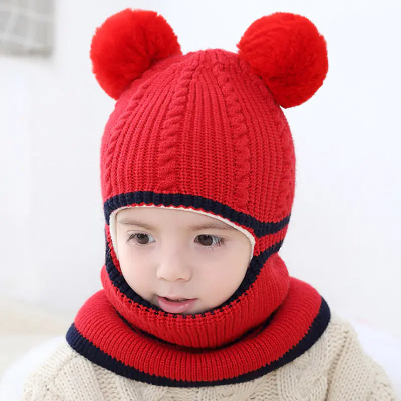 Baby Winter Scarf and Hat Set