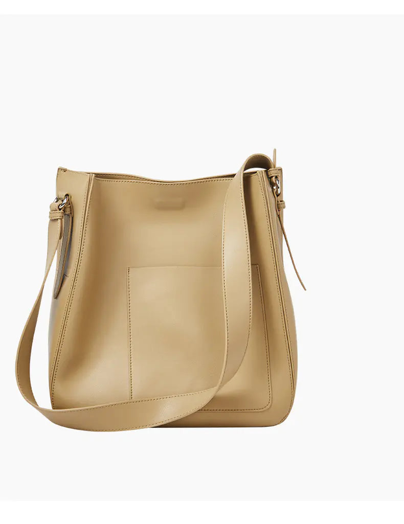 2022 New Vintage Leather Women's Bucket Bag
