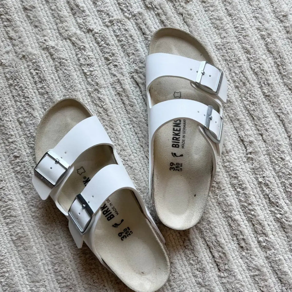 Birkenstock Women's Cork Bottom Flat Slide Sandals