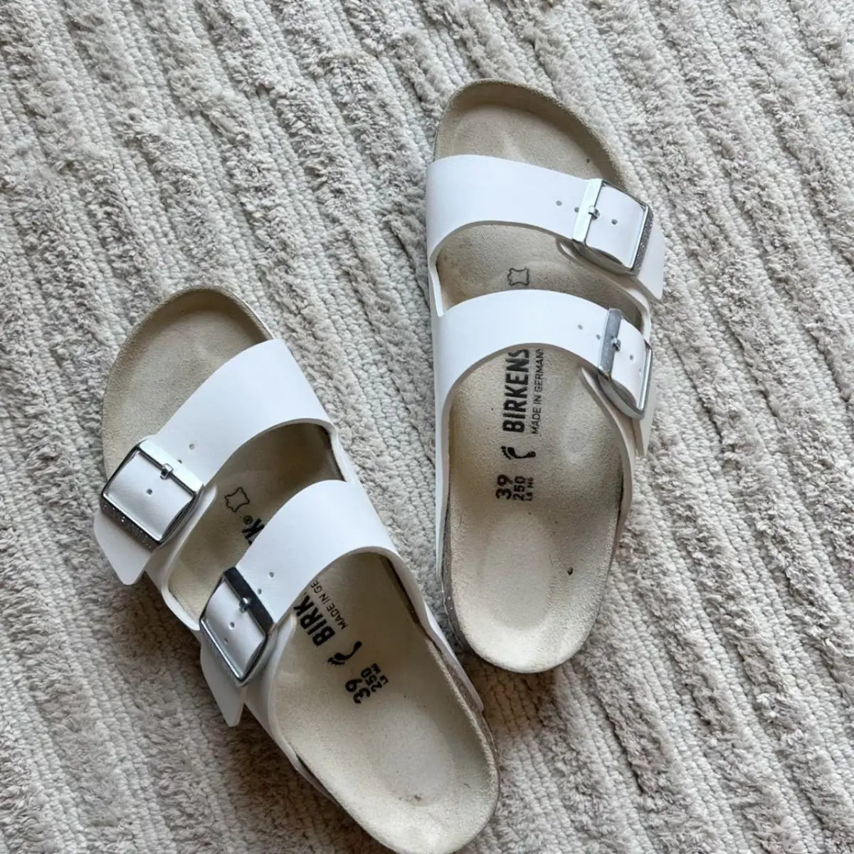Birkenstock Women's Cork Bottom Flat Slide Sandals