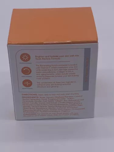 Skin Aesthetics Vitamin C & Collagen Face Moisturizer - Anti-Aging Hydrating Fine Lines & Wrinkles Brightening - Dermatologist Tested Skincare - Clean Beauty Cruelty-Free - 1.69 oz