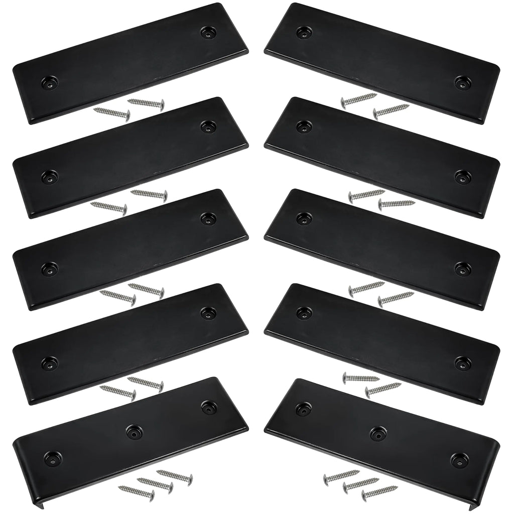 NICERINC Boat Trailer Bunk Slide Pads and Boat Trailer Glide Bunk Enders Boat Trailer Bunk for Launching & Loading Boat on/Off Trailer Easier Boat Trailer Bunk Slicks  15 inches wide and 21 inch Black 3" x 10"