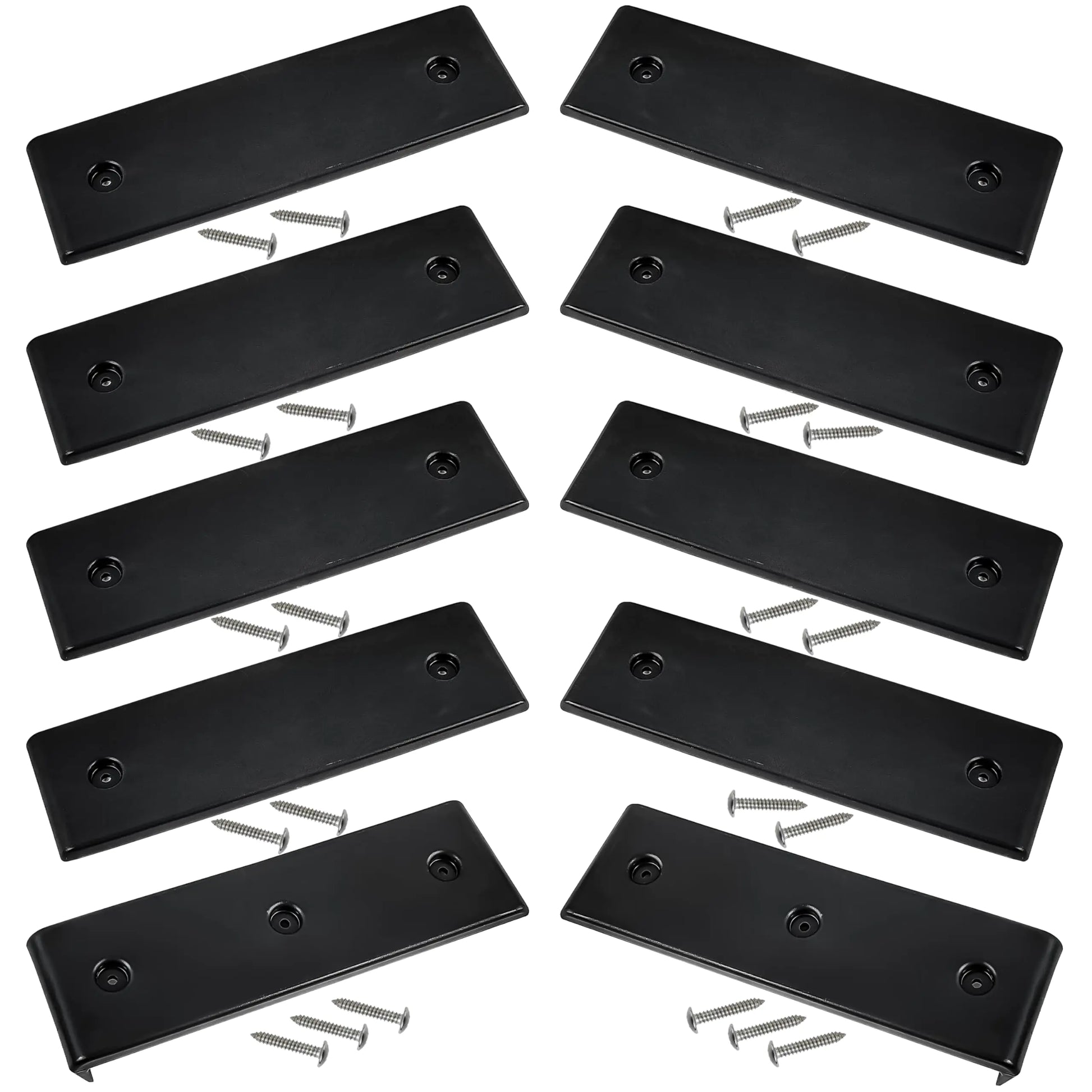 NICERINC Boat Trailer Bunk Slide Pads and Boat Trailer Glide Bunk Enders Boat Trailer Bunk for Launching & Loading Boat on/Off Trailer Easier Boat Trailer Bunk Slicks  15 inches wide and 21 inch Black 3" x 10"