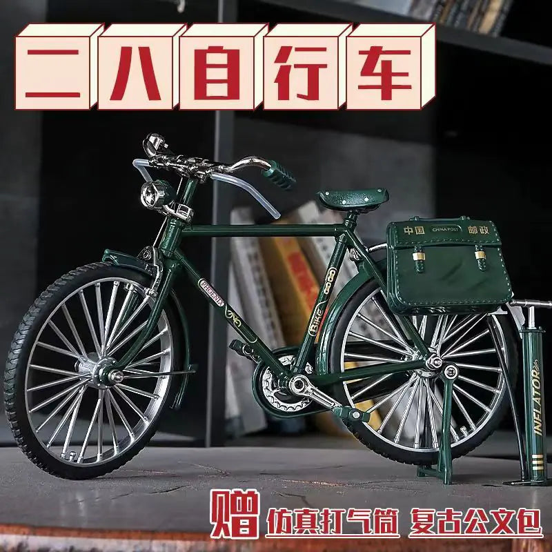 1:8 Scale Classic Retro Bicycle Alloy Model Toy