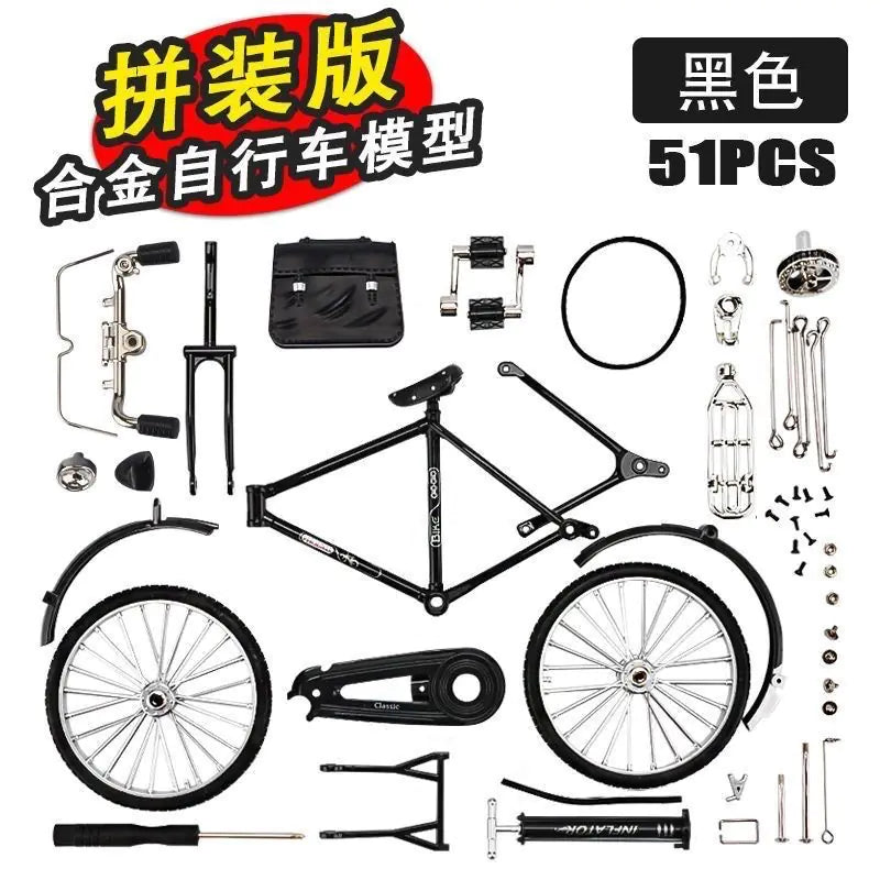 1:8 Scale Classic Retro Bicycle Alloy Model Toy