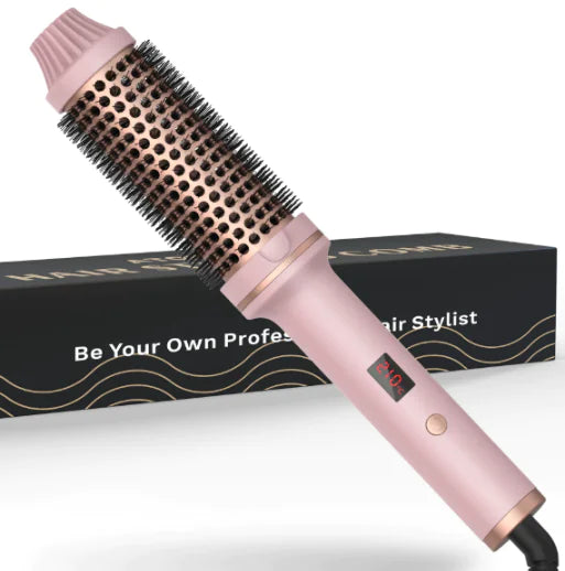 2-in-1 Thermal Brush for Volume and Curls (Single Item)