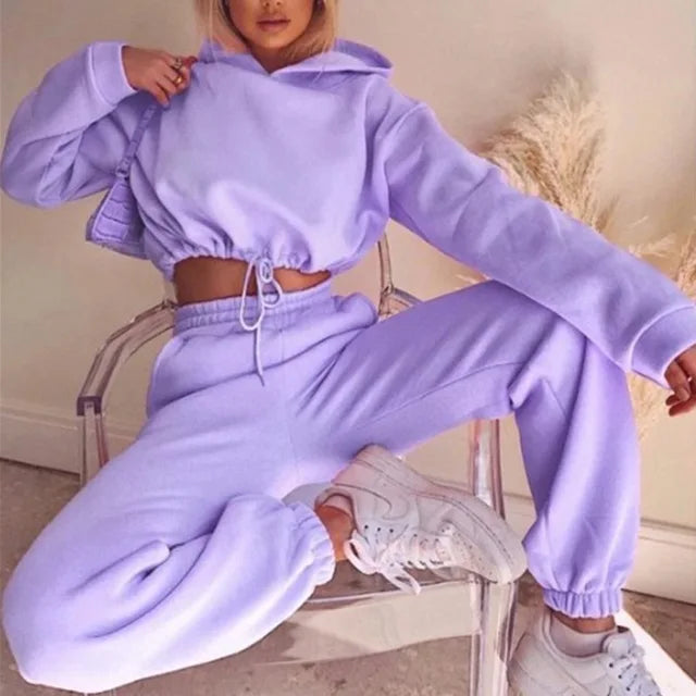 Tracksuit -  Women Two Piece Winter Sets