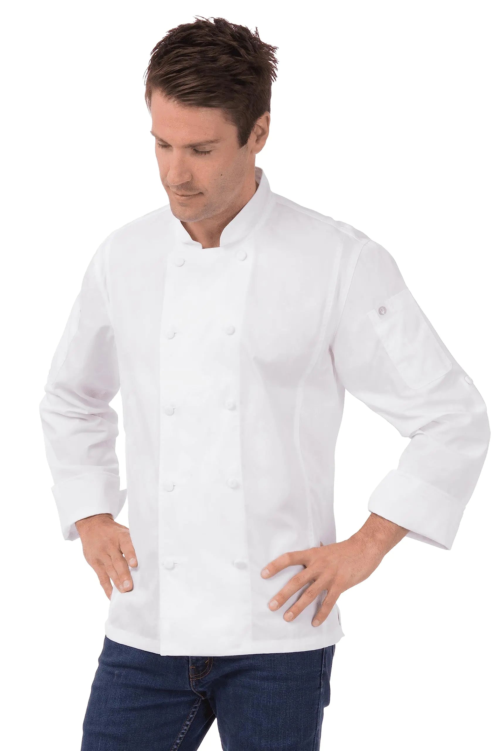 Chef Works Mens Bowden Chef Coat White XX-Large