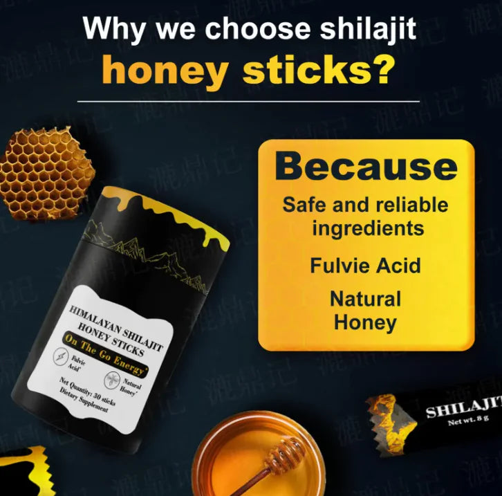 Himalayan Shilajit Honey Sticks (30 Sticks)