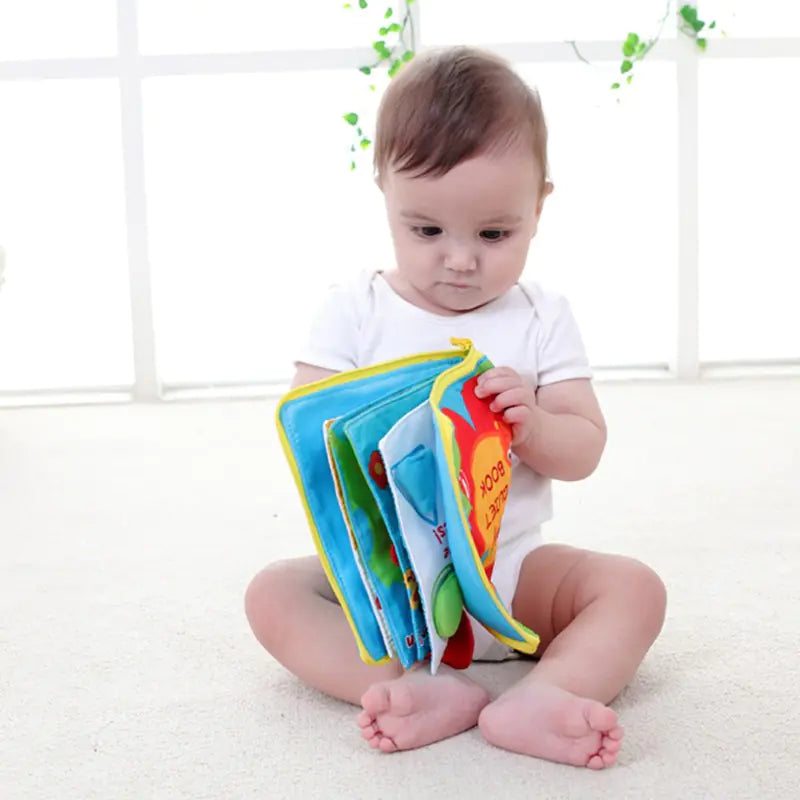 Baby English Toy Book - Tear-Resistant Cloth Book