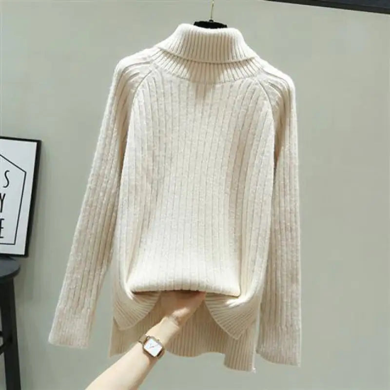 Thick Knit Bottoming Shirt Top