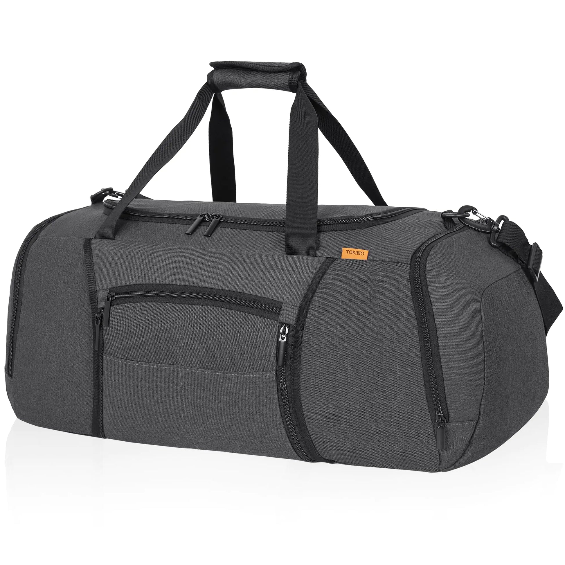Gym Duffle Bags for Men & Women Large Travel Duffel Bag Weekend Overnight Bag With Shoe Compartment & Wet Pocket Water Resistant Sports Duffle Gymbag 53L