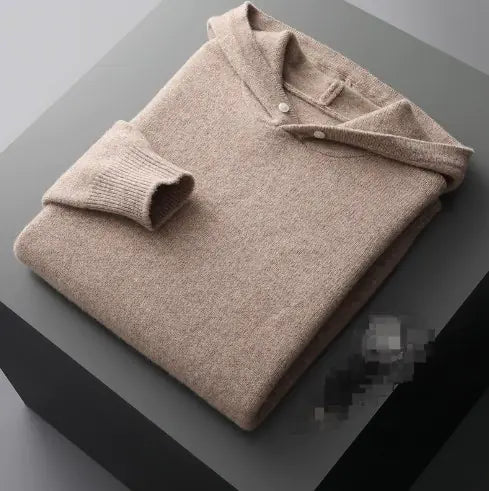 Hoodie - Riverstone Merino Wool Men's Hoodie (One Piece)