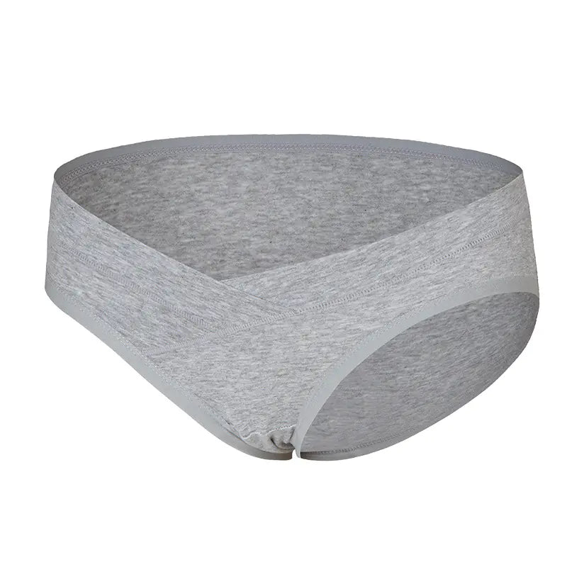 Maternity Seamless Cotton Breathable Low-Waist Briefs