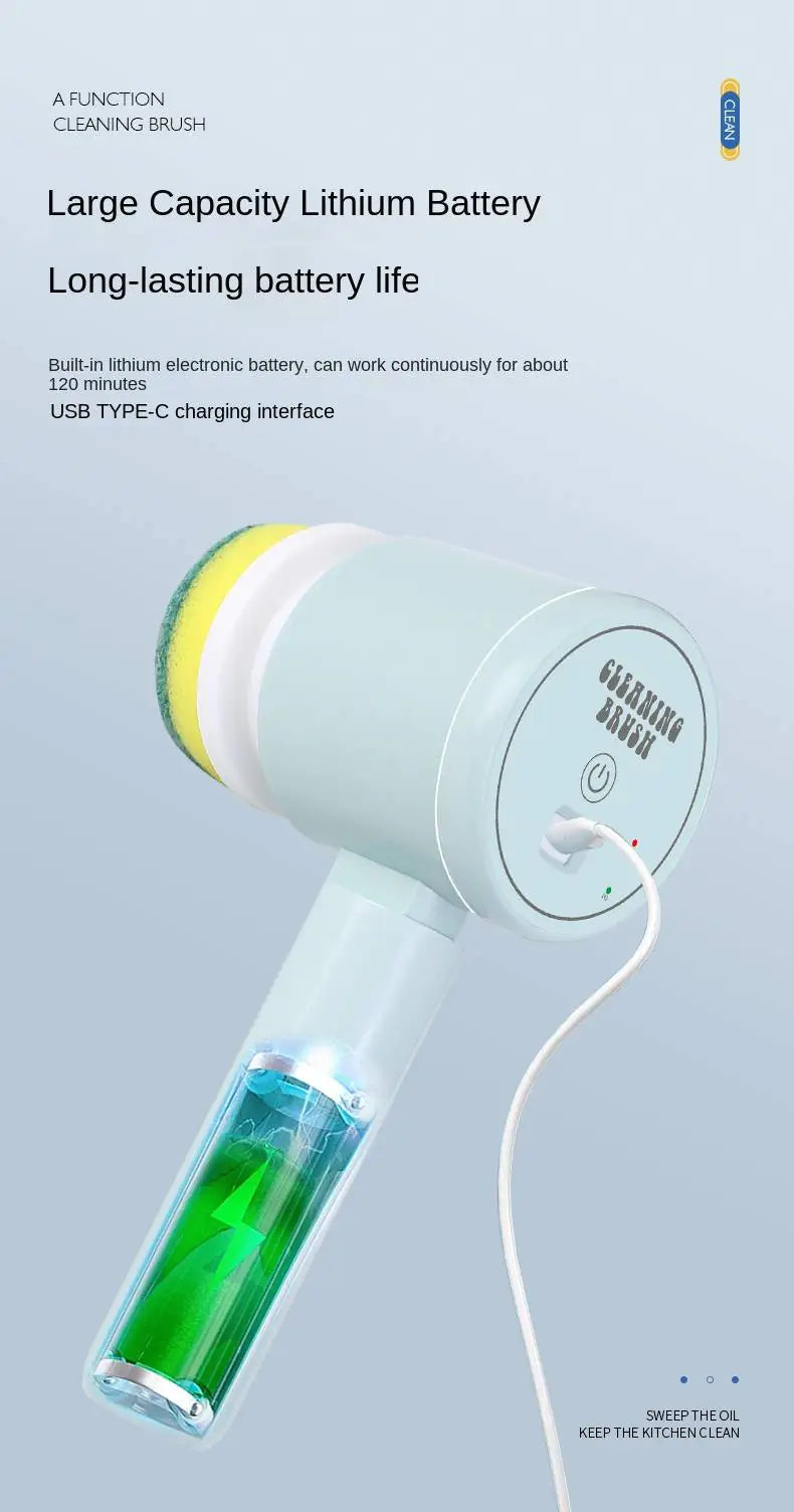 3-in-1 Rechargeable Electric Cleaning Tool Set