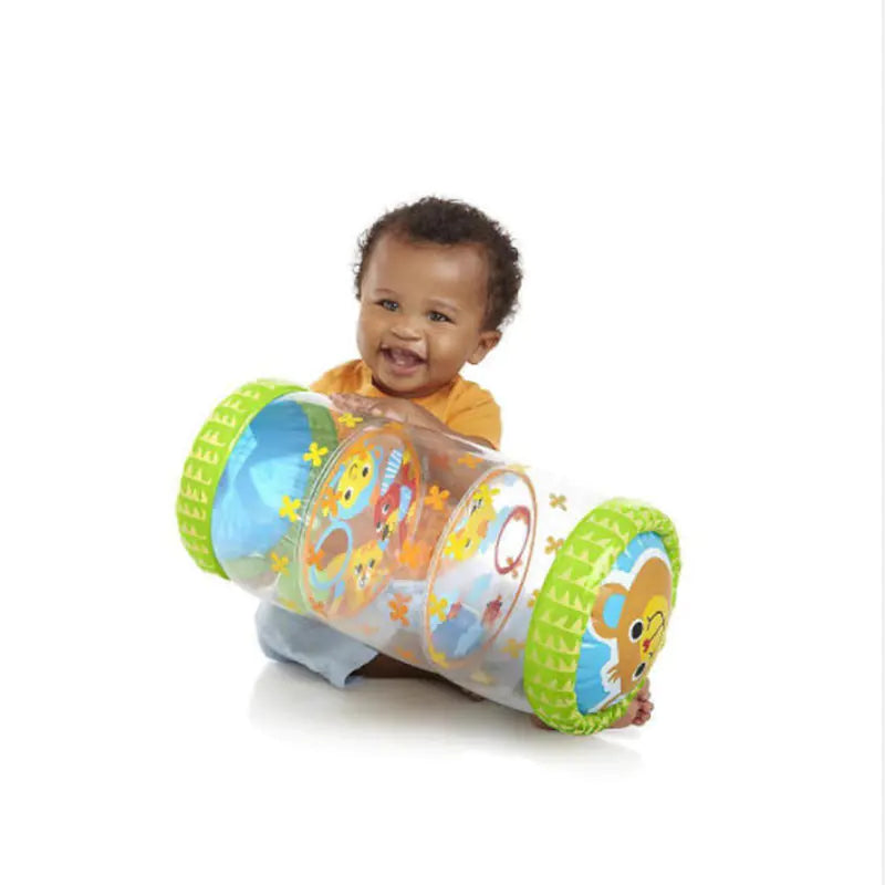 Inflatable Baby Walker PVC Crawling Toy with Bells