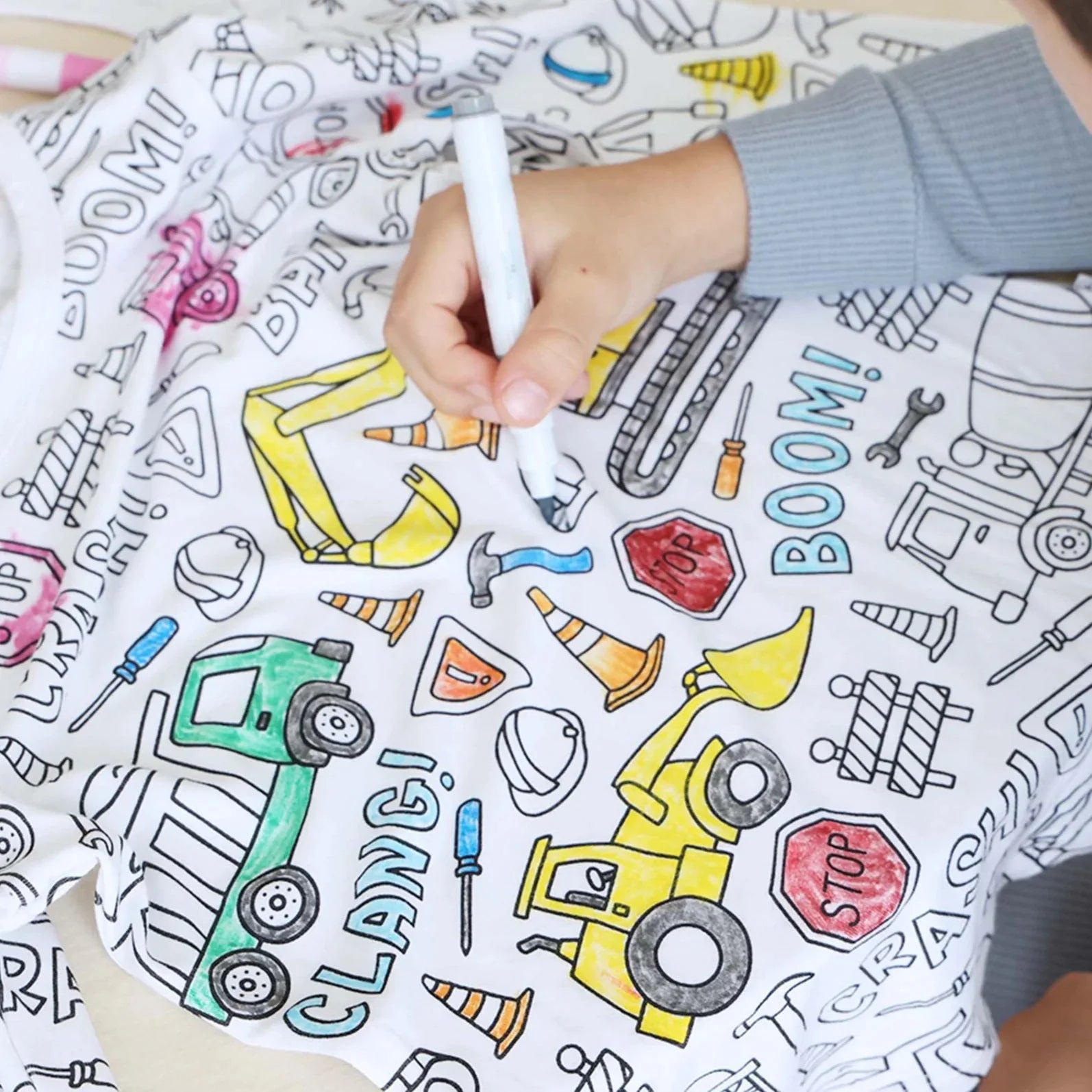 Children's DIY Hand-Painted Pajama Set