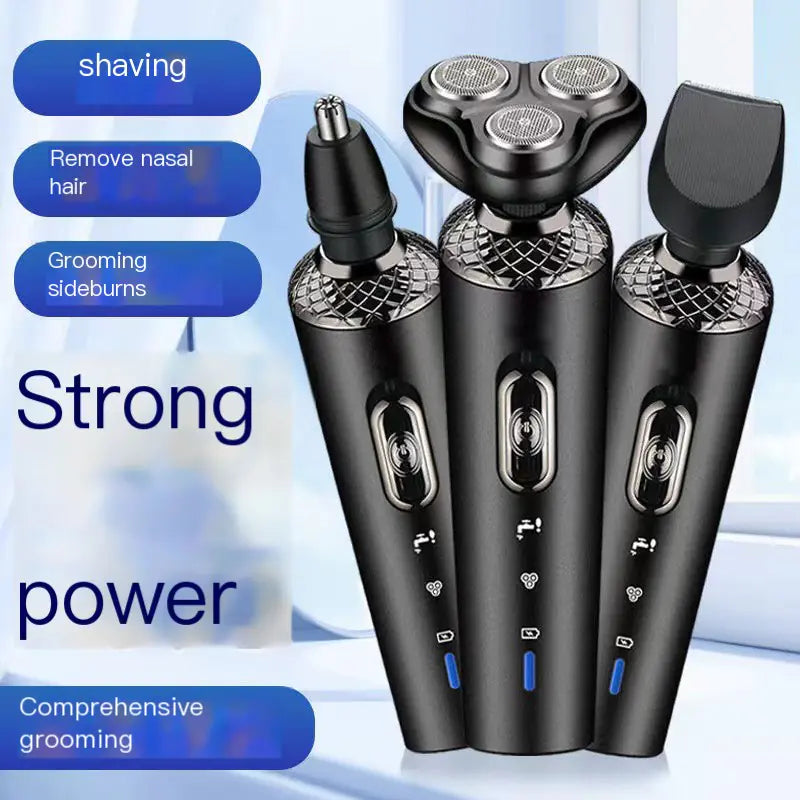 Electric Shaver 8013 - 3-in-1 Washable Grooming Tool