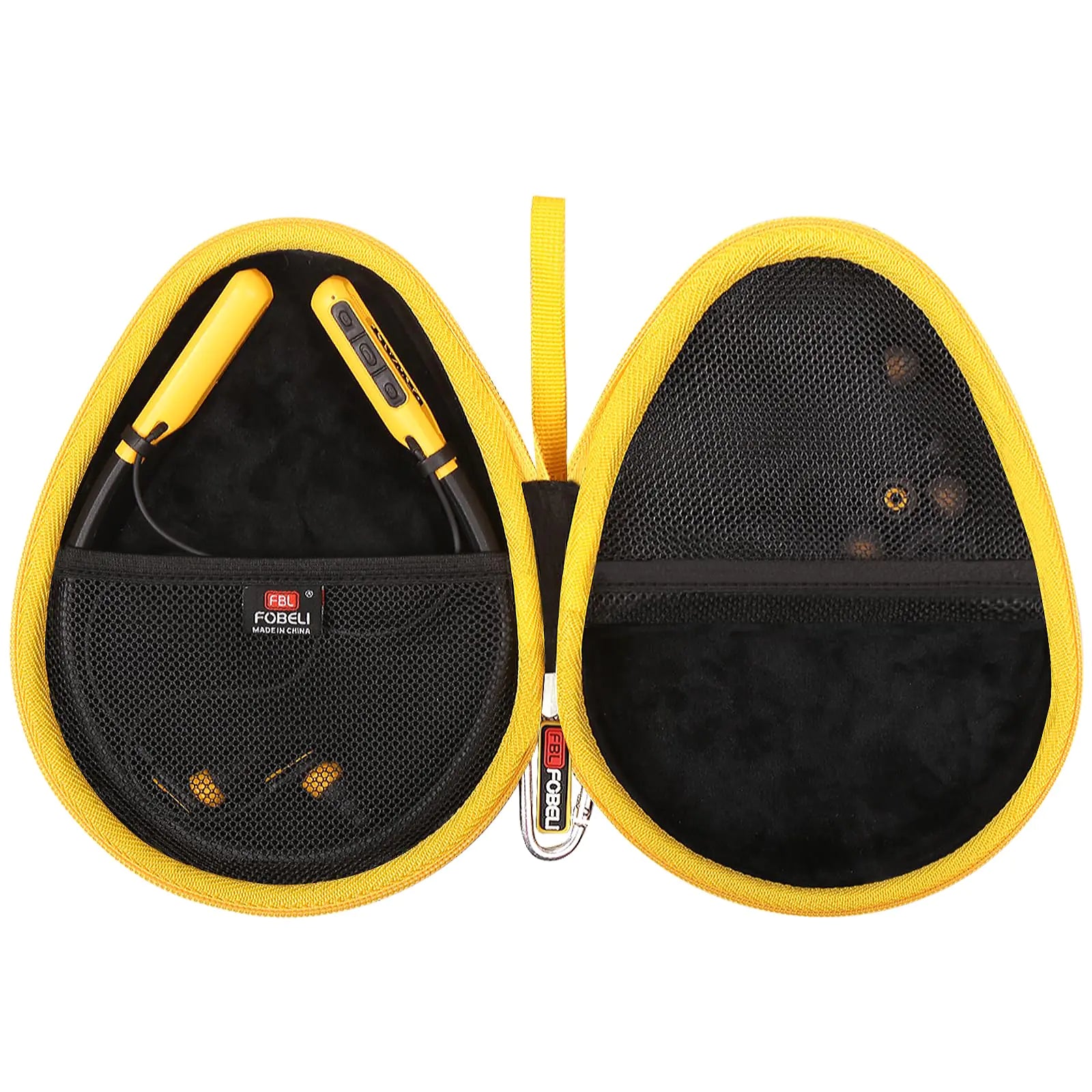 FBLFOBELI Hard Carrying Case Compatible with DEWALT Wireless Bluetooth Neckband Headphones 2-in-1 Neckband Bluetooth Headphones w/Built-In Speakers