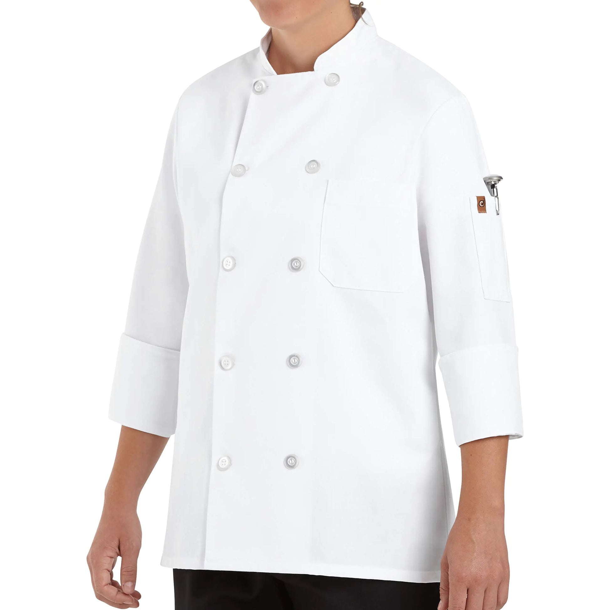 Chef Designs Womens Plus-Size Chef Coat White 2X-Large