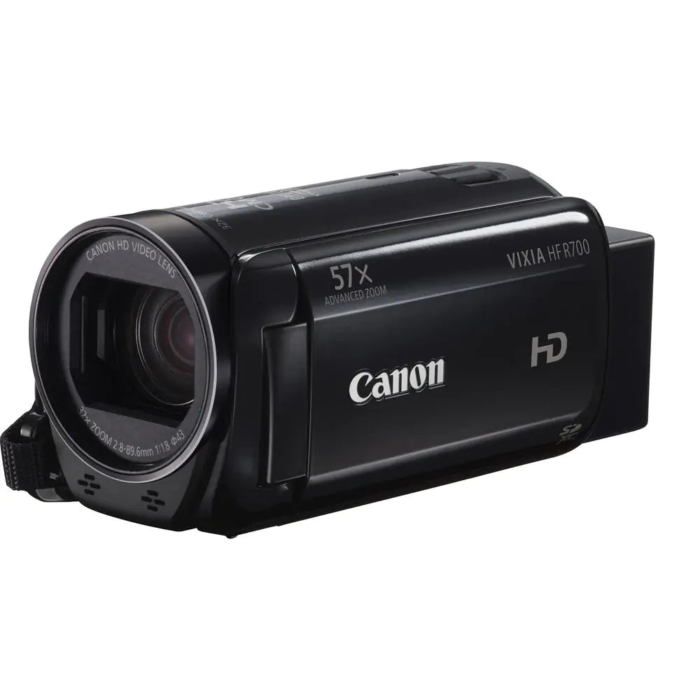 Canon VIXIA HF R700 Full HD Camcorder with 57x Advanced Zoom 1080P Video 3in Touchscreen and DIGIC DV 4 Image Processor - Black (Renewed)